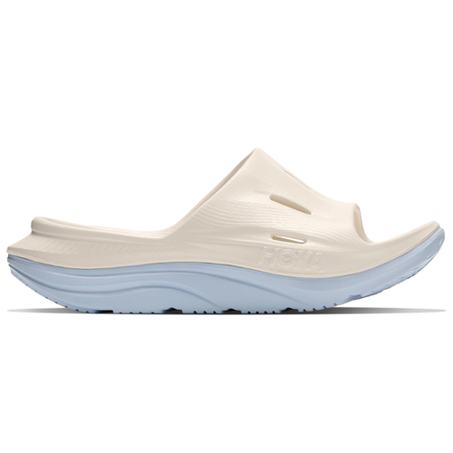 Women's HOKA Ora Recovery Slide 3 - Alabaster/Ambient Blue