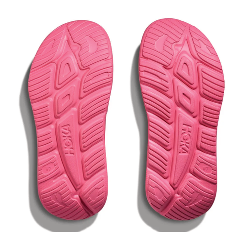 Women's HOKA Ora Recovery Slide 3 - Neon Rose/Neon Rose