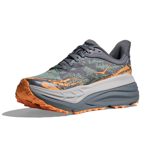 Women's HOKA Stinson 7 - Grey Skies/Pale Tangerine