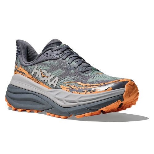 Women's HOKA Stinson 7 - Grey Skies/Pale Tangerine