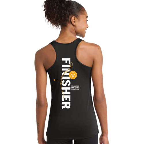 Women's Milwaukee Lakefront Marathon 2026 Finisher 13.1 Tank Top - Black