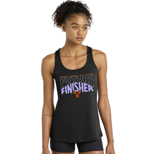 Women's Milwauke Lakefront Marathon Future Finisher 13.1 Tank Top - Black