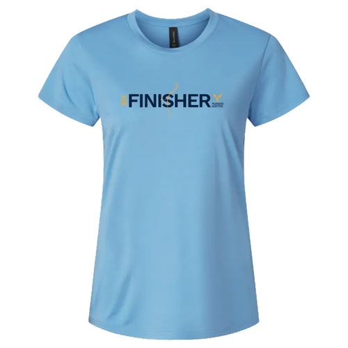 Women's Milwaukee Lakefront Marathon Finisher Tech T-Shirt 13.1 - Carolina Blue