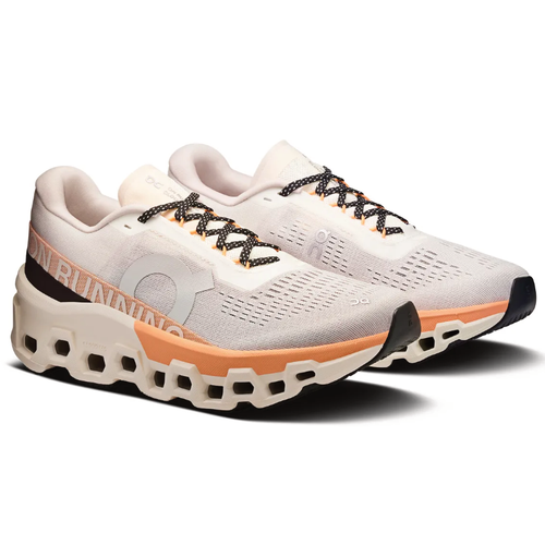 Women's On Cloudmonster 2 - Ivory/Tangerine