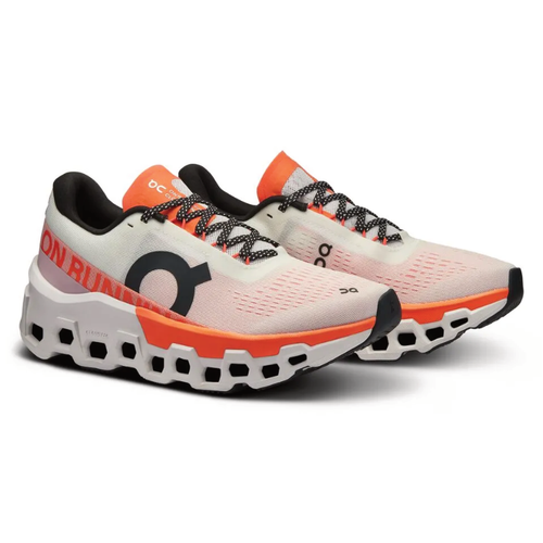 Women's On Cloudmonster 2 - White/Flame