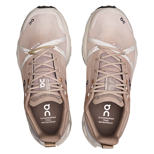 Women's On Cloudsurfer Trail Waterproof - Desert/Wolf