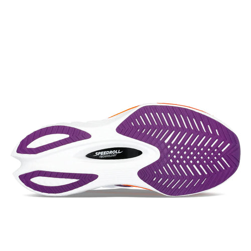 Women's Saucony Endorphin Pro 4 - White/Violet/Orange