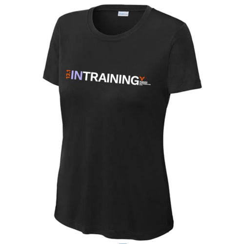 Women's Milwaukee Lakefront Marathon IN TRAINING 13.1 T-Shirt - Black