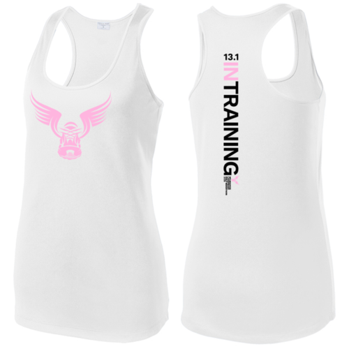 Women's Milwauke Lakefront Marathon In Training 13.1 Tank Top - White