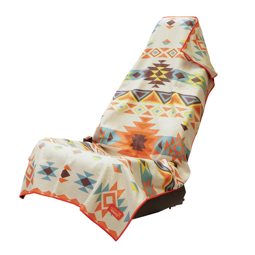 Sprints Towel Car Seat Cover - Adobe Echo