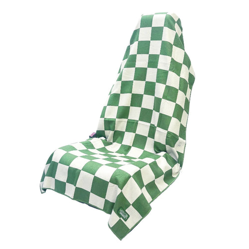 Sprints Towel Car Seat Cover - Chess Not Checkers