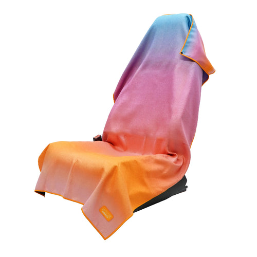 Sprints Towel Car Seat Cover - Golden Glow