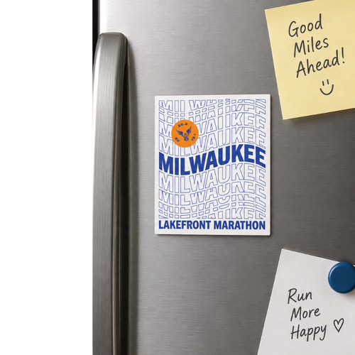 Milwaukee Lakefront Marathon Wave Magnet