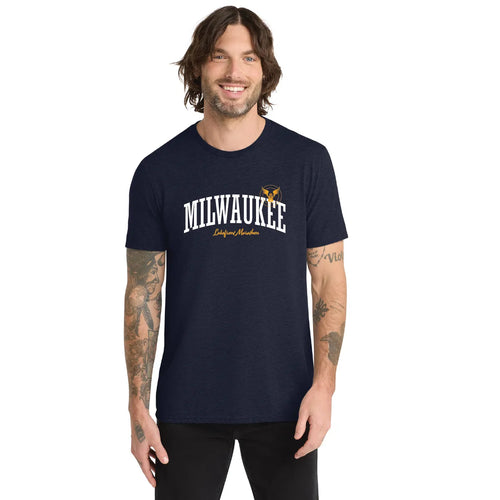 Milwaukee Lakefront Marathon T-Shirt - Navy