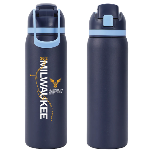 Milwaukee Lakefront Marathon 26.2 Water Bottle 27oz
