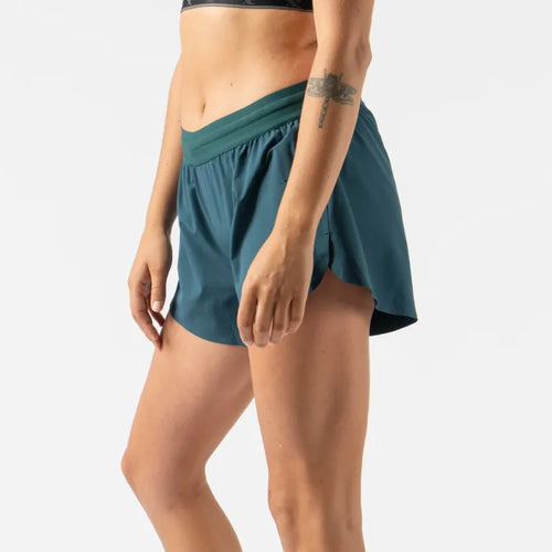 Women's Rabbit Fuel 'N Fly 4" Shorts - Dark Sea Track