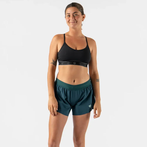 Women's Rabbit Fuel 'N Fly 4" Shorts - Dark Sea Track
