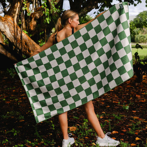 Sprints Towel Car Seat Cover - Chess Not Checkers