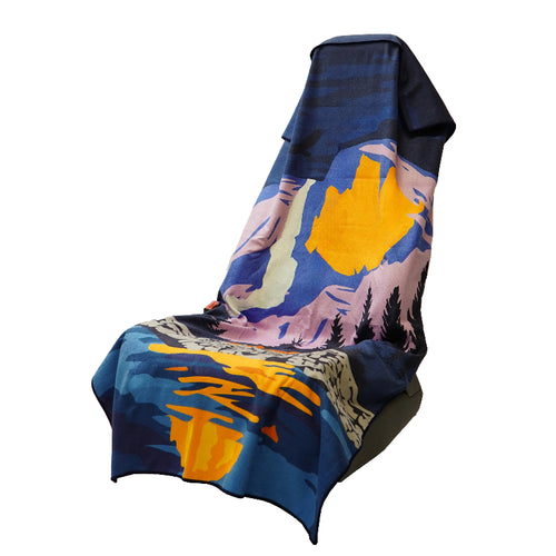 Sprints Towel Car Seat Cover - Yosemite