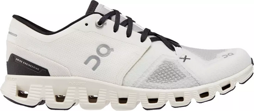 Women's On Cloud X 3 - White/Black - Goodmiles Running Company