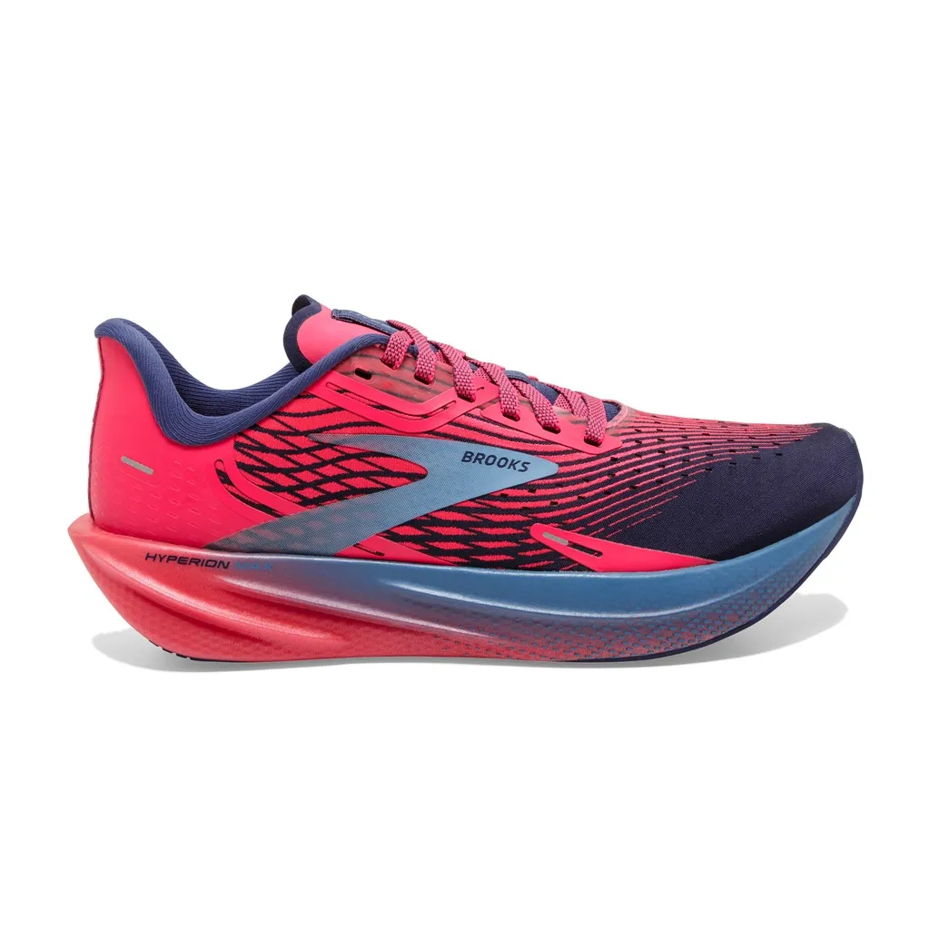 Womens Brooks Hyperion Max - Pink/Cobalt/Blissful Blue