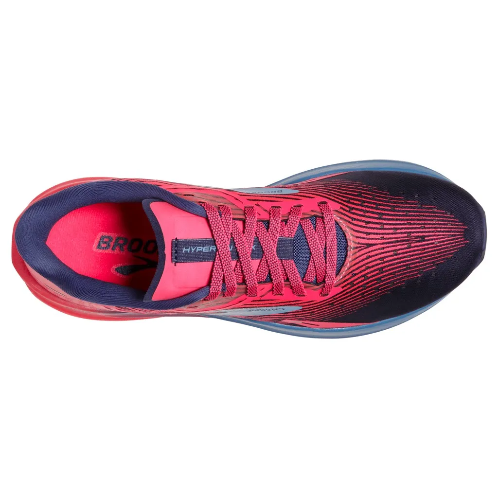 Womens Brooks Hyperion Max - Pink/Cobalt/Blissful Blue