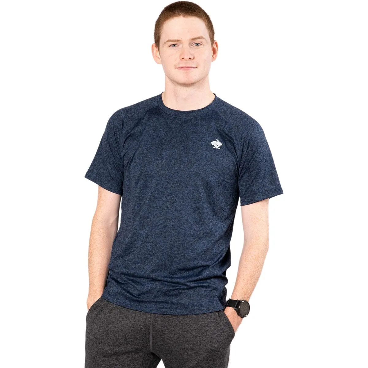 Men's Rabbit EZ Tee Short Sleeve - Eclipse Heather