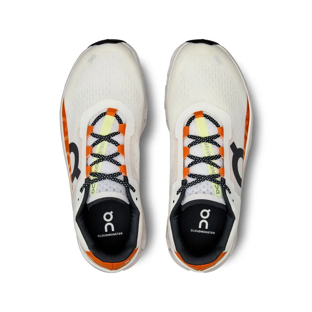 Women's On Cloudmonster - Undyed White/Flame - Goodmiles