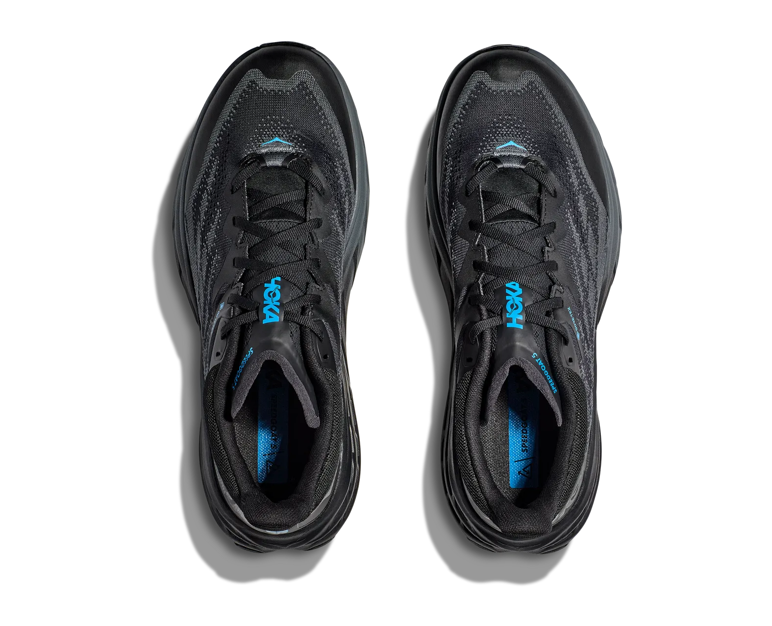 Men's HOKA Speedgoat 5 GTX - Black/Black - Goodmiles Running