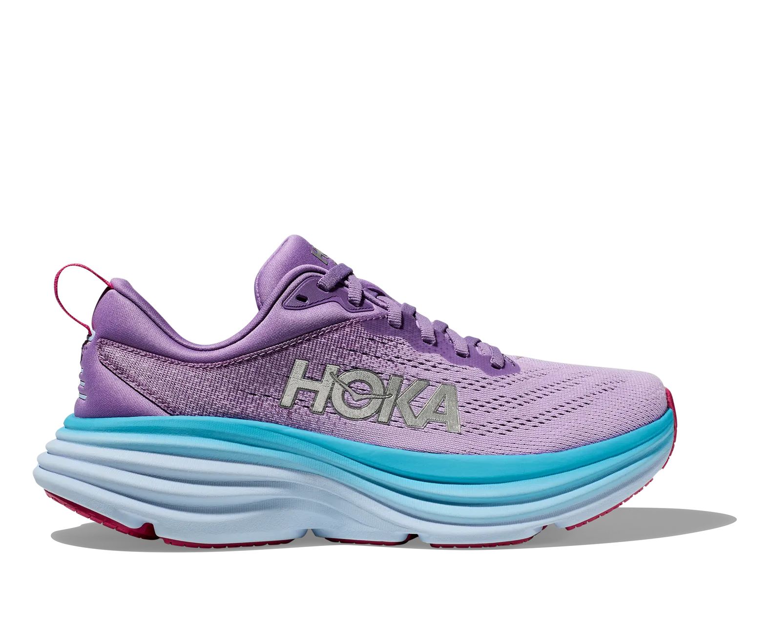 ◆おちゃ◆ Women's HOKA Bondi 8 - Chalk Violet/Pastel Lilac - Goodmiles